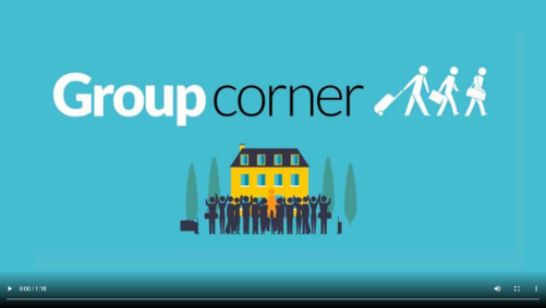 Presentación de video de Groupcorner
